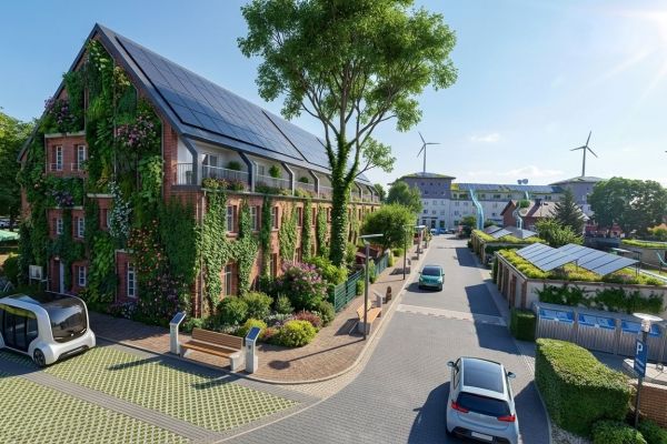 Auf dem Bild sieht man das Haus Posen in einer Zukunftsversion.