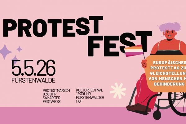 Auf dem Bild sieht man eine Illustration einer Frau im Rollstuhl