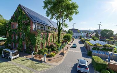 Auf dem Bild sieht man das Haus Posen in einer Zukunftsversion.