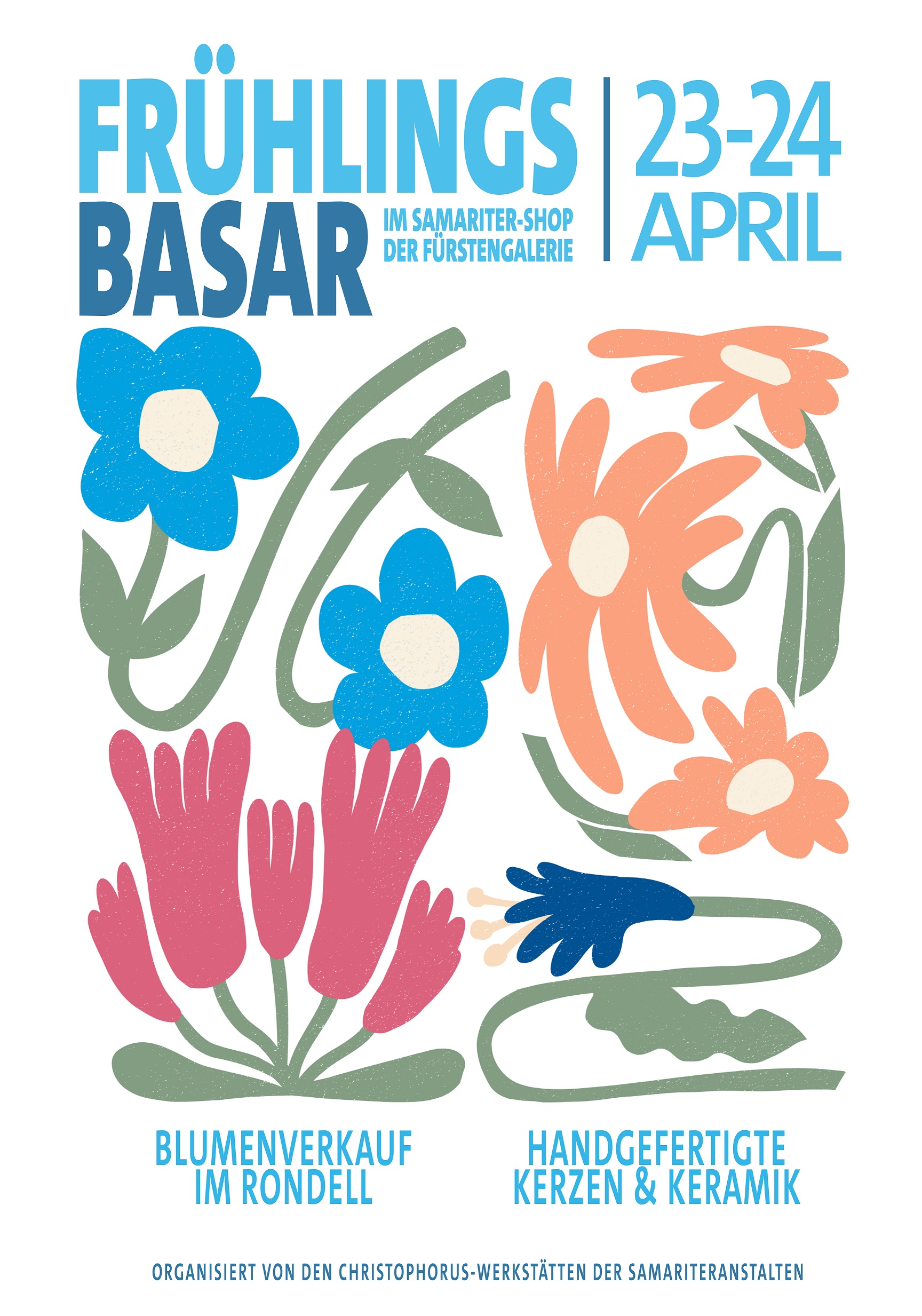 23.-24. April: Frühlingsbasar im Samariter-Shop der Fürstengalerie in Fürstenwalde